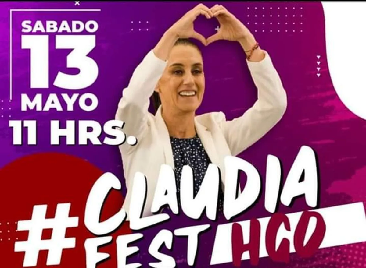 Claudiafest Hidalgo: en apoyo a la jefa de gobierno