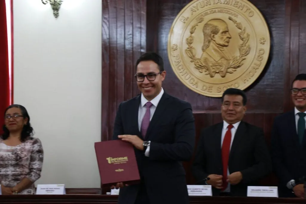 Primer Informe de Gobierno: Jorge Reyes expone resultados en Pachuca