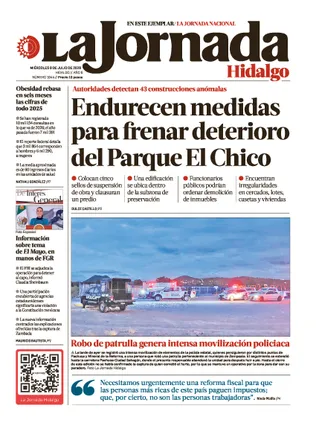 La Jornada Hidalgo | 08 de julio de 2026