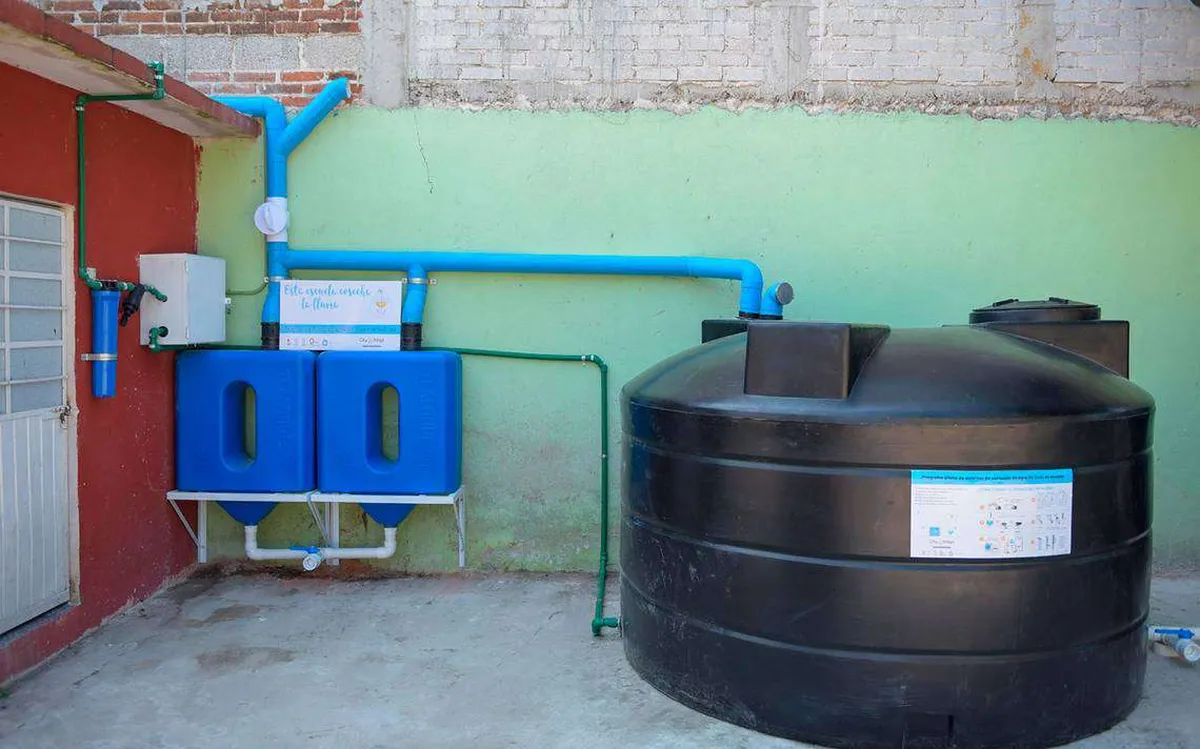 Iniciarán pruebas de captación de agua de lluvia en escuelas
