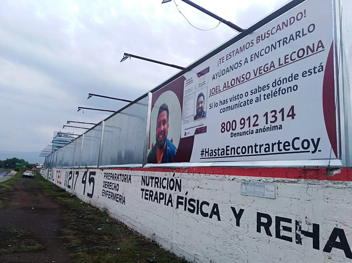 Alistan manifestación en México-Pirámides por desaparición de Joel Alonso