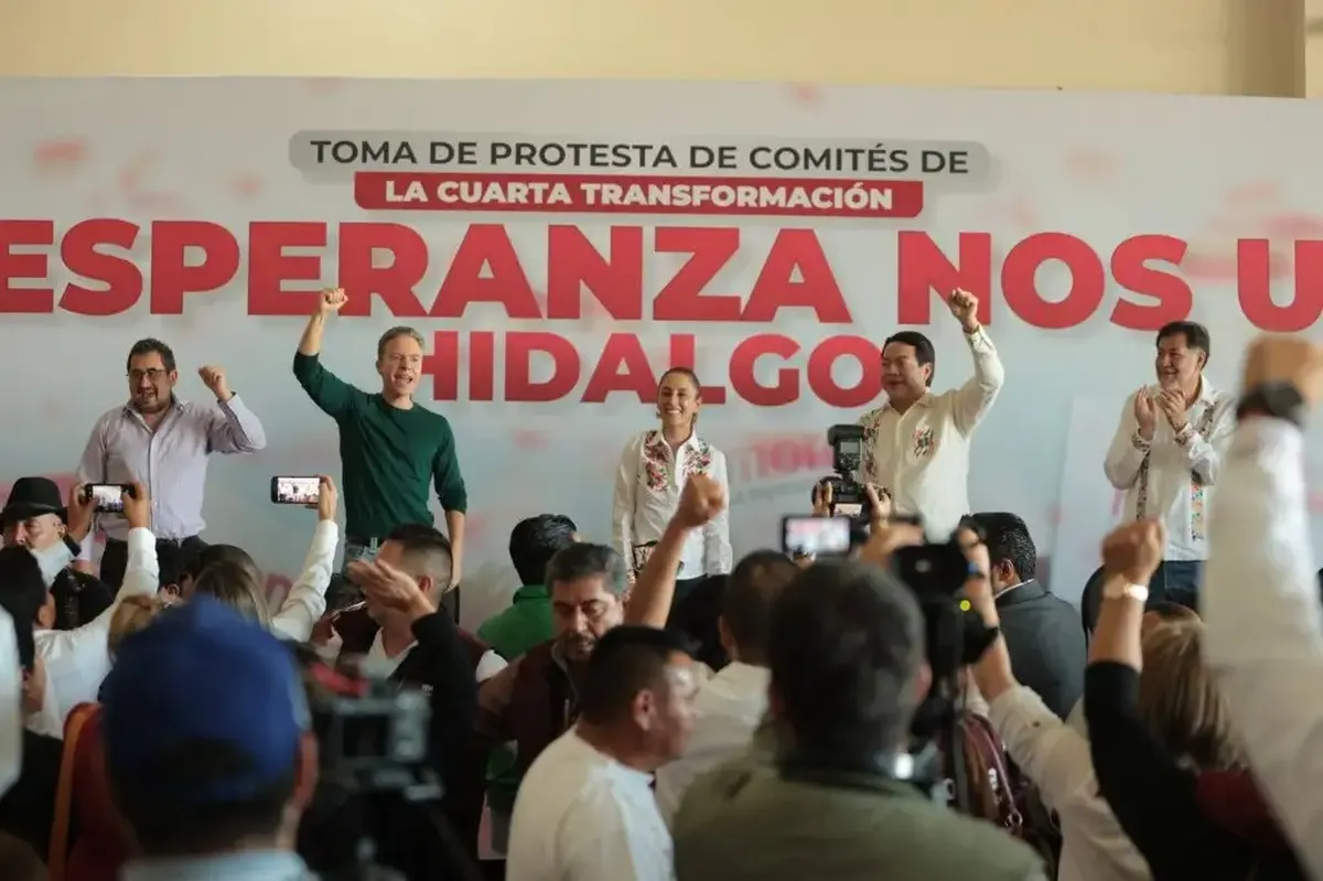 Claudia Sheinbaum suma como aliado a Nueva Alianza en Hidalgo