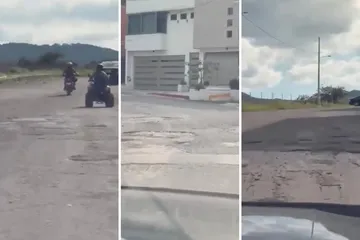 Una calle cada vez más dañada pone a prueba la paciencia de los habitantes