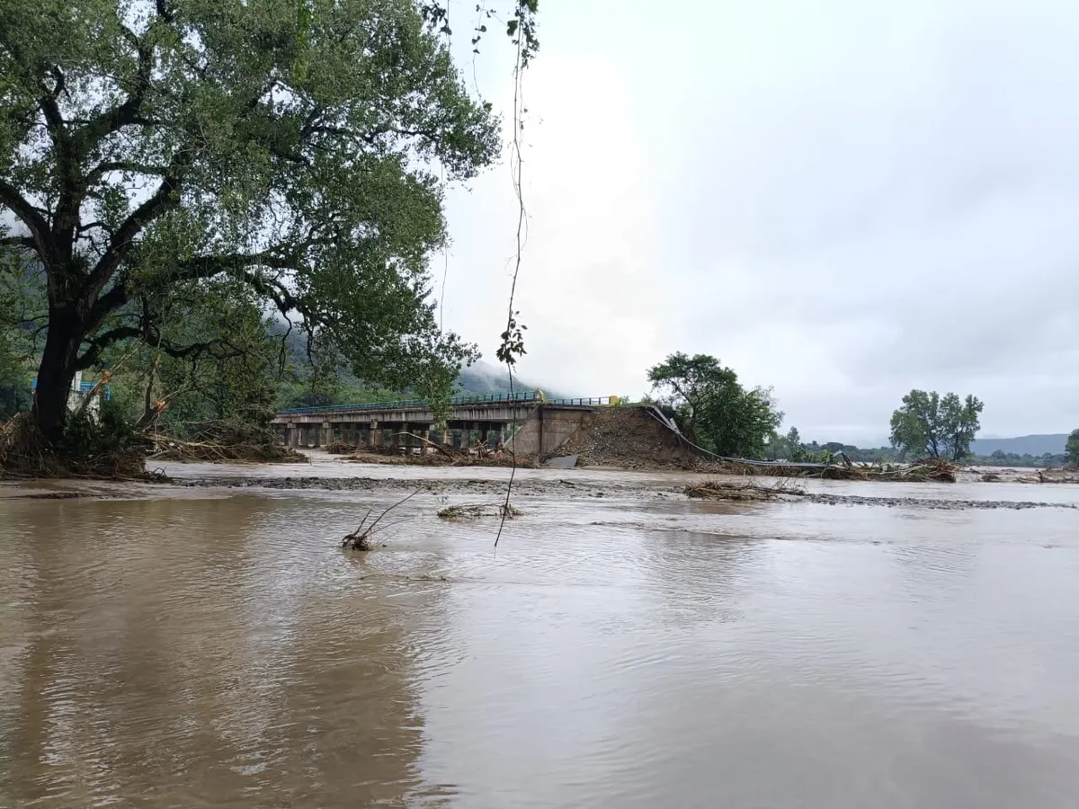 Inundaciones en Hidalgo por huracán Priscilla