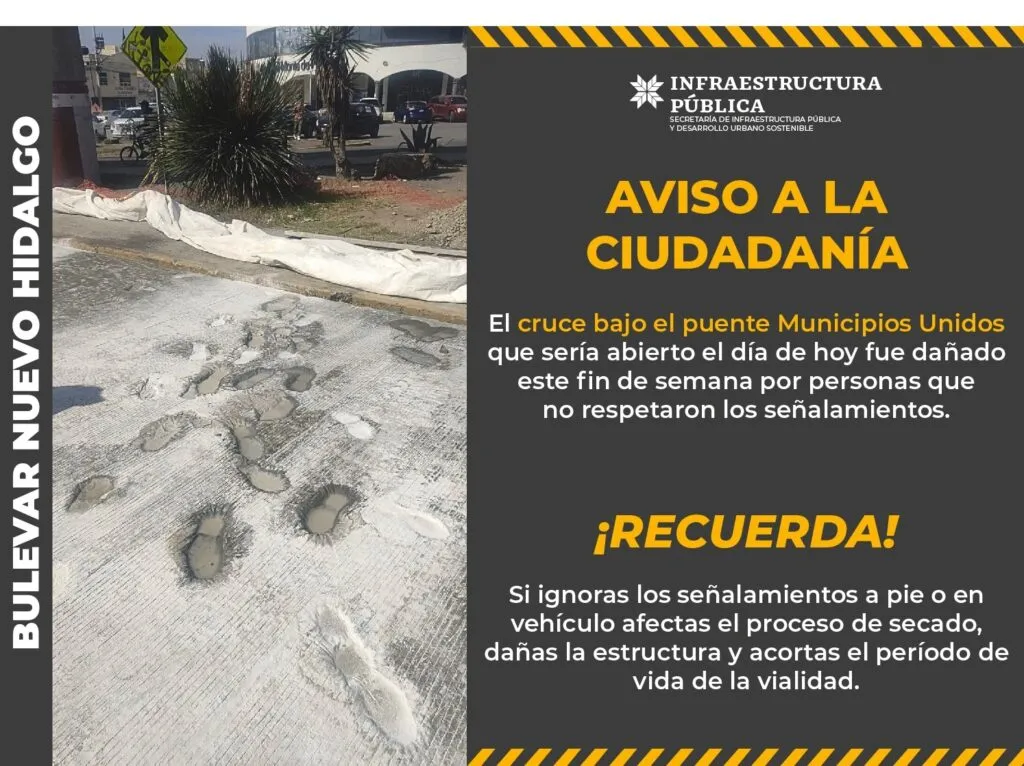 Apertura del puente Municipios Unidos se pospone para mañana por reparaciones