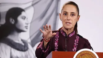 Claudia Sheinbaum durante una conferencia en la que habló sobre las encuestas de Morena y las recientes acusaciones del PT.