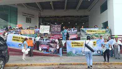 Marcha contra el Parque Ecológico