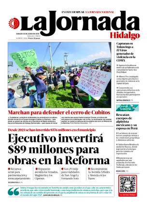 La Jornada Hidalgo | 20 de junio de 2026