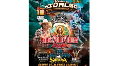 Jaripeo-Baile con causa en la Feria de San Francisco Pachuca 2025 en apoyo a damnificados de Hidalgo.