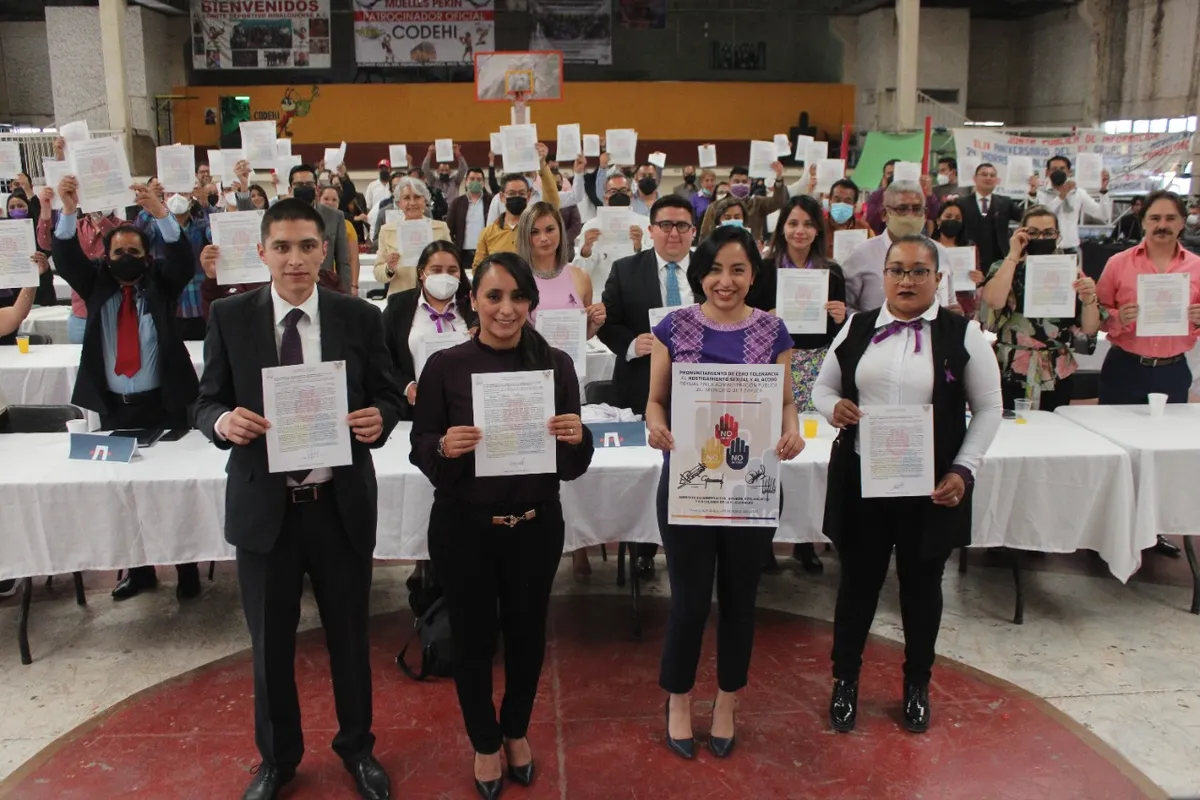 En Tizayuca firman pronunciamiento de cero tolerancia al hostigamiento y acoso sexual