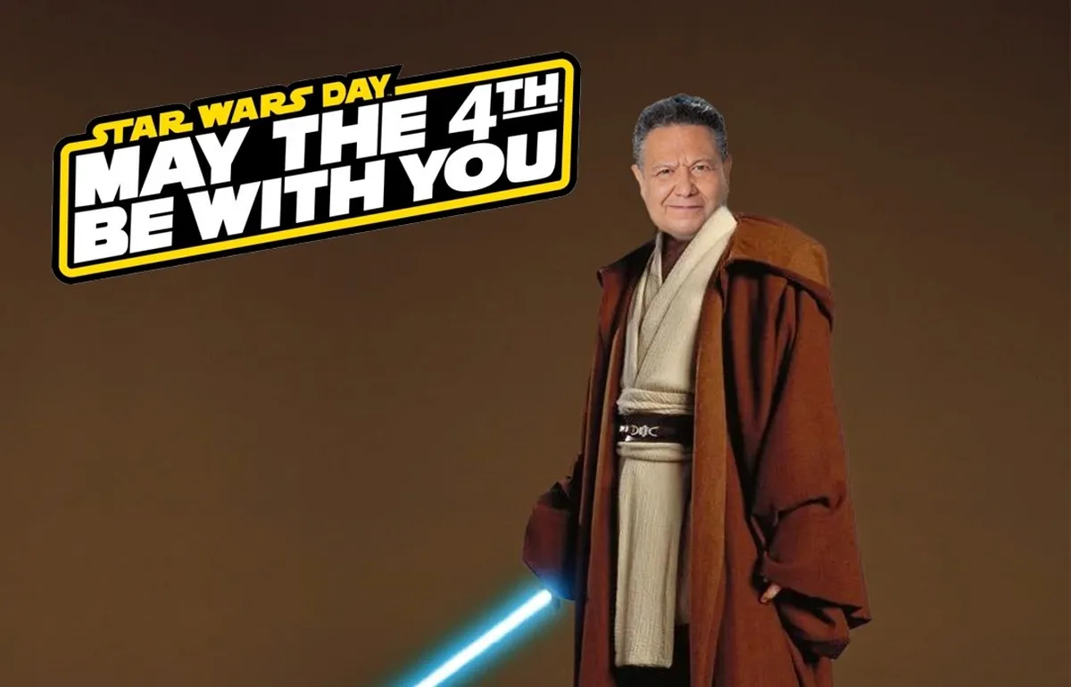 May The 4th Be With You: Julio Menchaca posa como Obi-Wan Kenobi