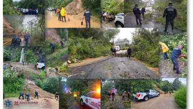 Seguridad Pública de Hidalgo implementa operativos por lluvias