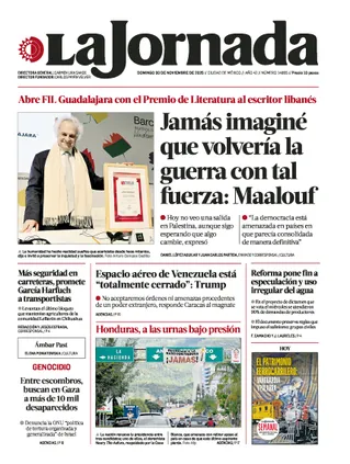 La Jornada | 30 de noviembre de 2025