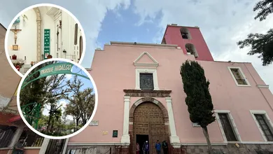 Exposición cultural en Pachuca con fotos históricas y leyendas locales.