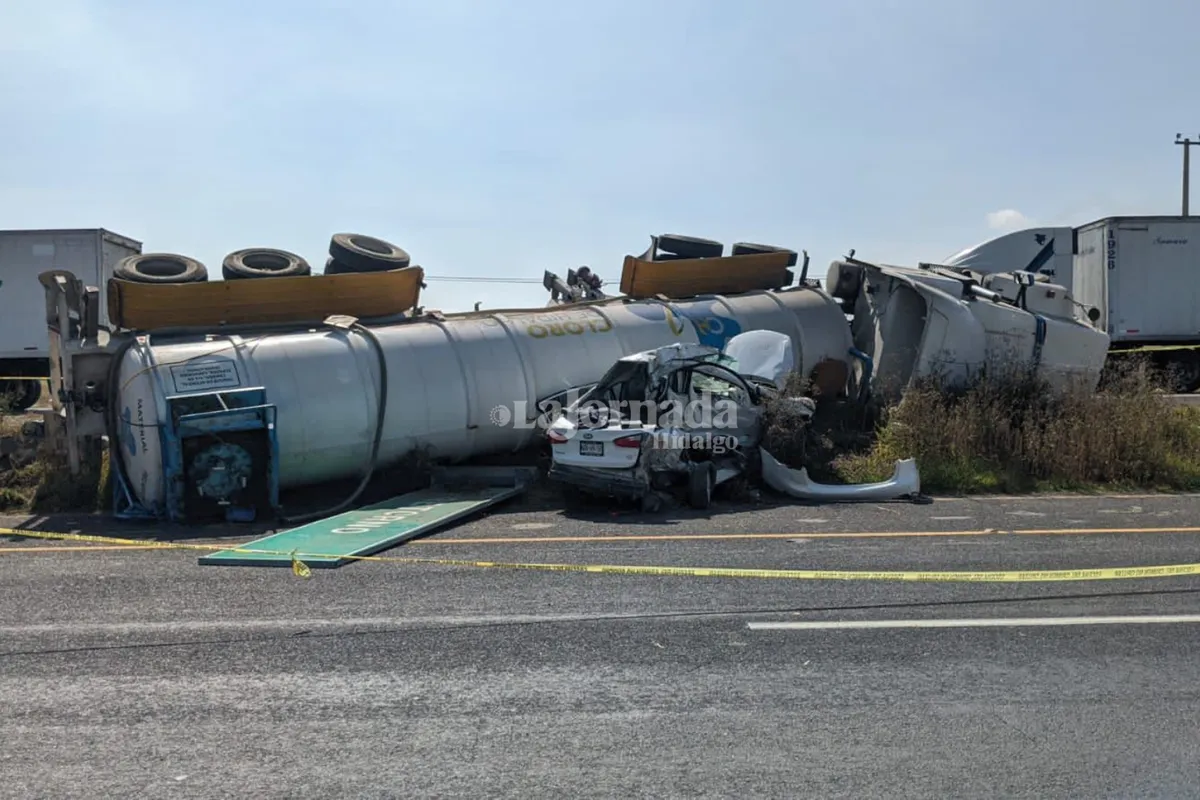 Autopista México-Pachuca: accidente deja heridos y una persona fallecida