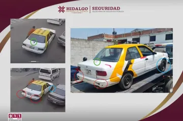 SSPH asegura a taxi involucrado en agresión a agentes de la Semoth