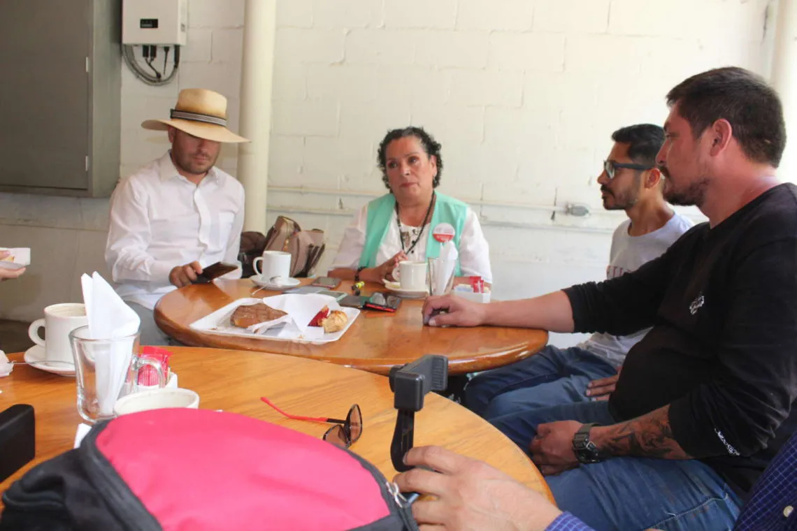 Huapalcalco: realizan mural en honor a su primer año como Zona Arqueológica