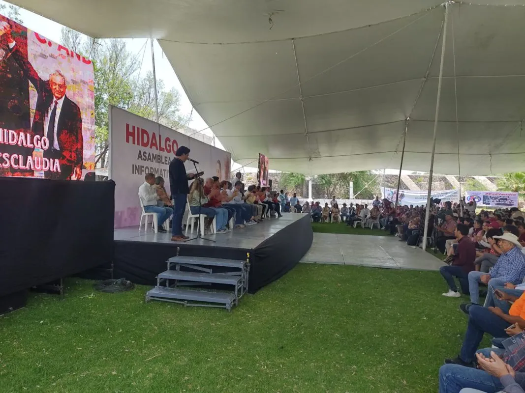 Líderes y representantes de Morena en Valle del Mezquital refrendan su apoyo a Claudia Sheinbaum