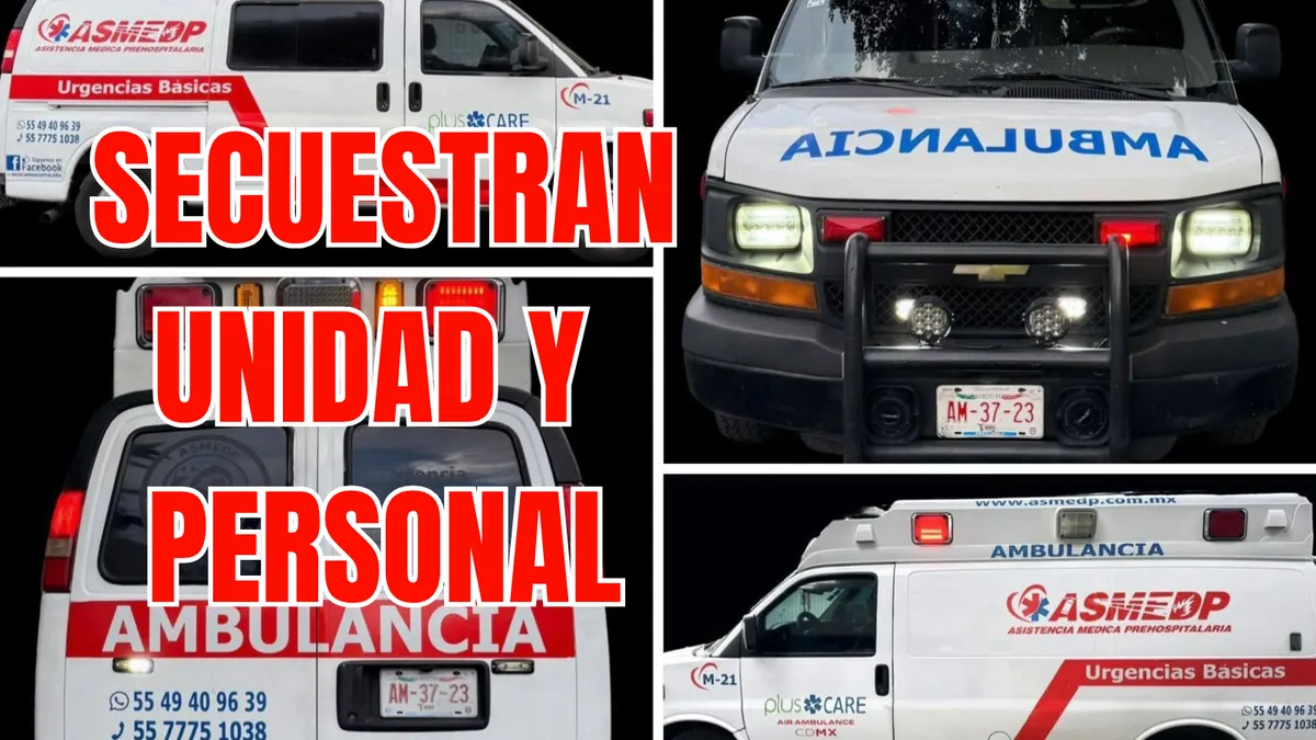 Ambulancia de la CDMX desaparecida en Hidalgo, autoridades buscan al equipo médico.