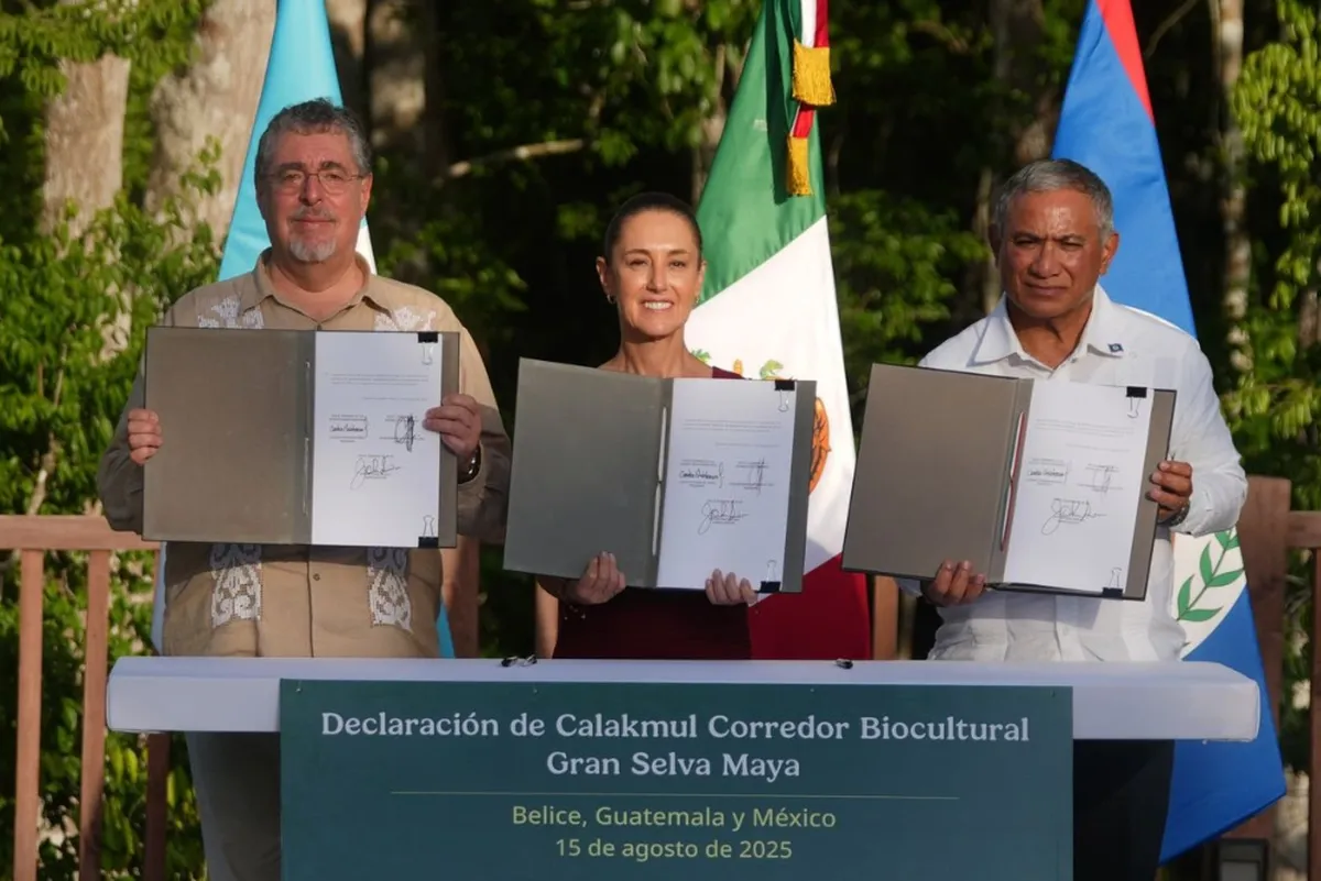 Los gobiernos de México, Guatemala y Belice firmaron un acuerdo para proteger y preservar la Gran Selva Maya