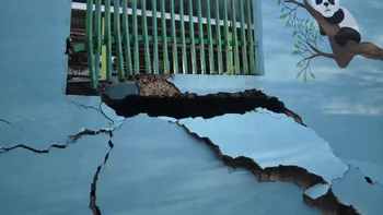 Hundimiento en Tenango de Doria por lluvias