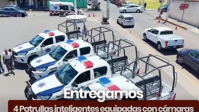 Actopan estrena 4 patrullas, dron y ambulancia para reforzar la seguridad del municipio