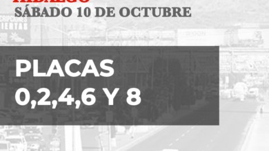 Hoy No Circula Hidalgo sábado 10 de octubre