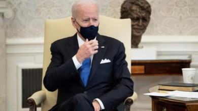 El presidente estadunidense, Joe Biden, hoy en la Oficina Oval de la Casa Blanca, en Washington. Foto Afp