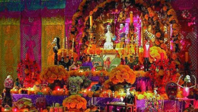 ¿Cómo se poner un altar de muertos?