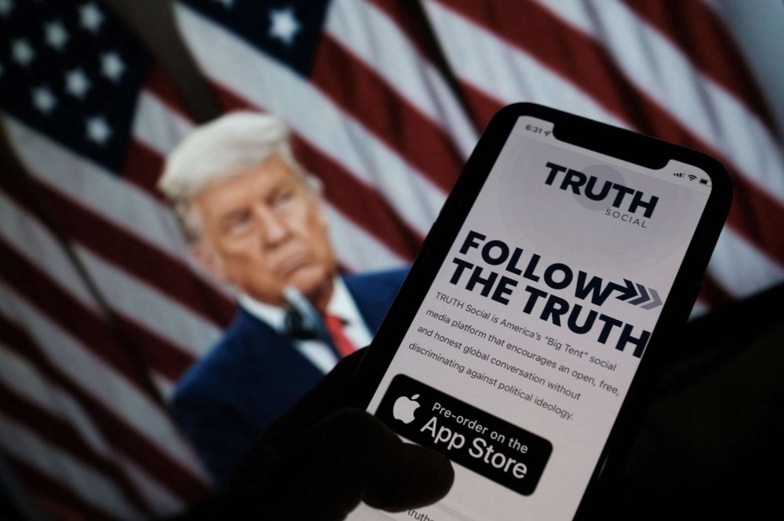 Donald Trump lanzará TRUTH Social, su propia aplicación de redes sociales. Foto Afp
