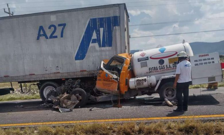 Accidente en la carretera Ixmiquilpan-Actopan