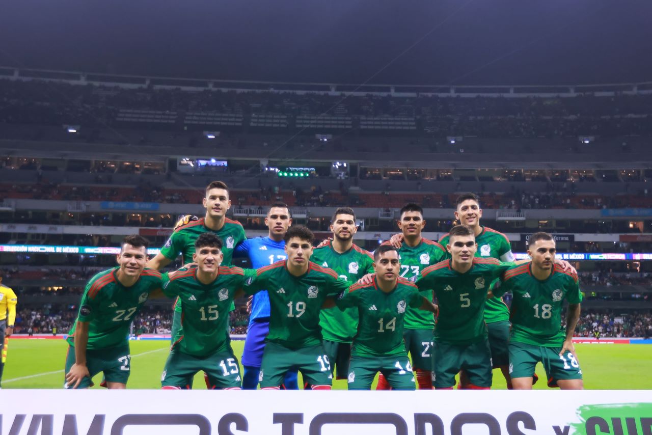 Foto de la Selección de México, que sigue en el puesto 15 del Ranking FIFA.