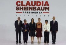 Sheinbaum presenta a cinco más de su gabinete; Luz Elena a Energía y Buen Rostro a Función Pública. Foto: Captura