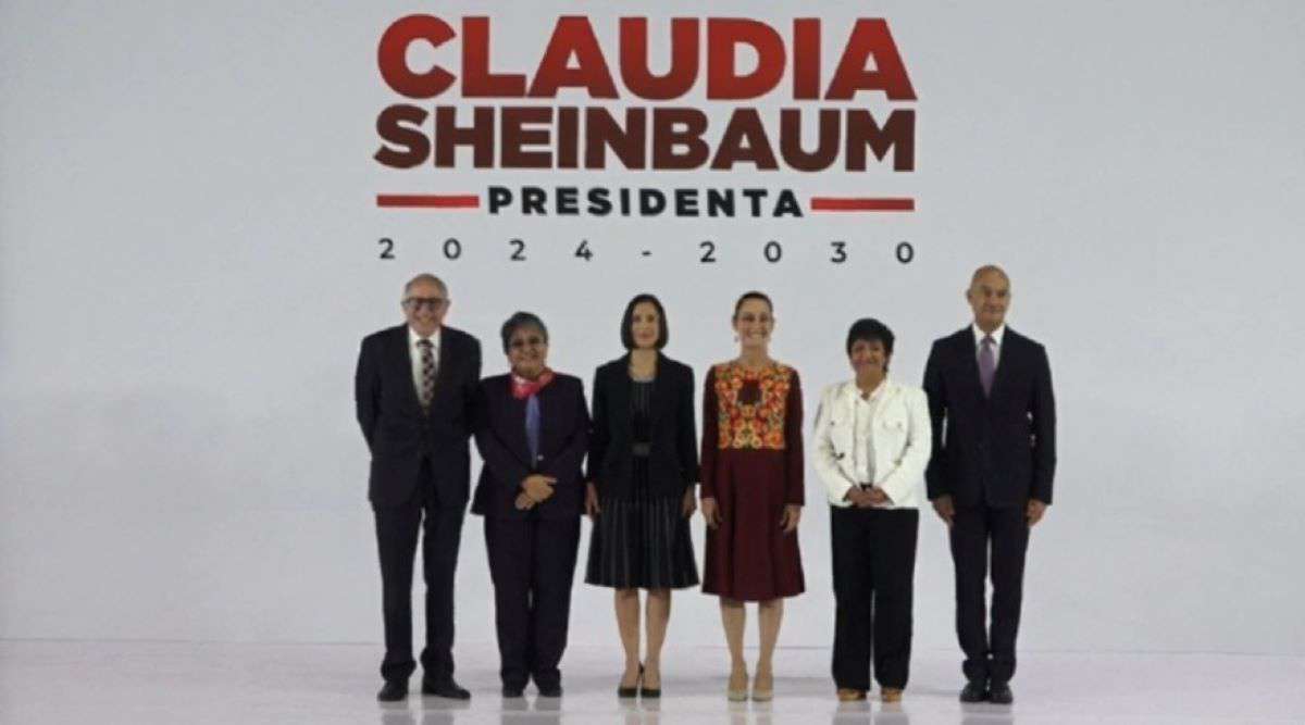 Sheinbaum presenta a cinco más de su gabinete; Luz Elena a Energía y Buen Rostro a Función Pública. Foto: Captura