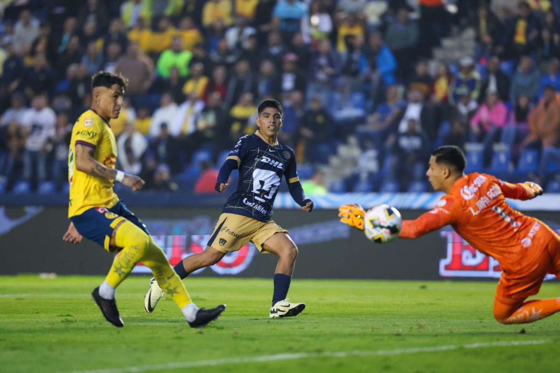 América vs Pumas Piero Quispe da el triunfo a los universitarios