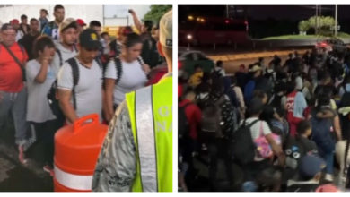 Una caravana migrante avanza a EU y acelera el paso antes de que Donald Trump vuelva a llegar a la Casa Blanca como presidente de ese país.